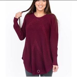 Agnes & Dora Cable Knit Pullover Sweater Small